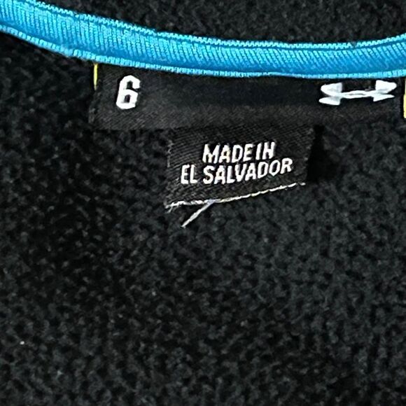 Under Armour Zip Up Sherpa Sweater Size 6 Boy‎ - Picture 4 of 8